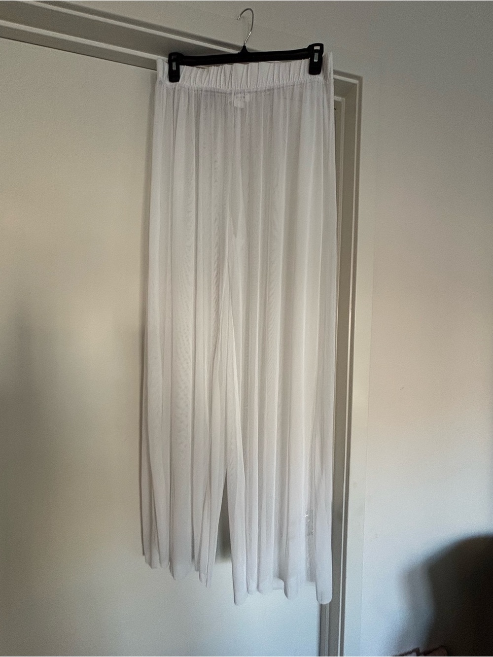 Sheer White Maxi Overlay Pants